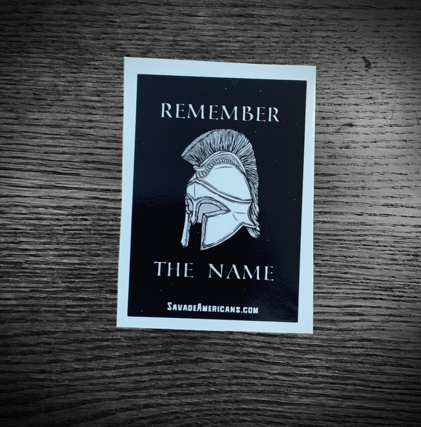 Remember The Name Sticker