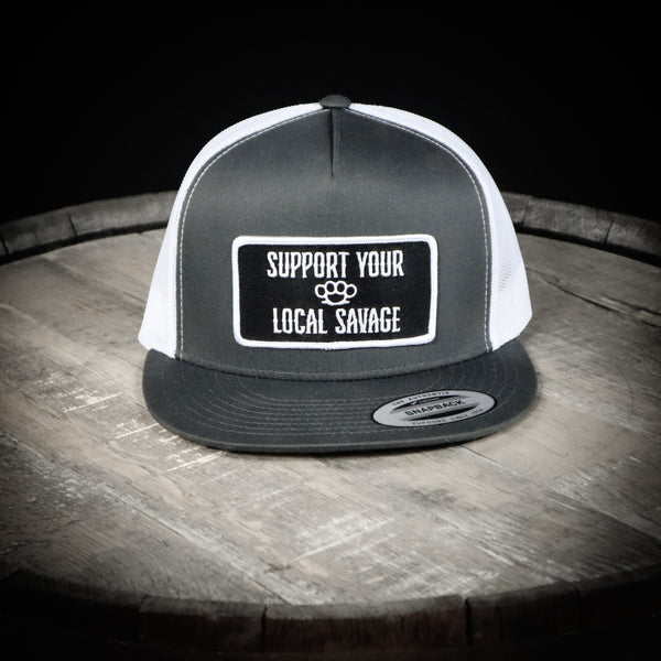 Support Hat- Gray snapback