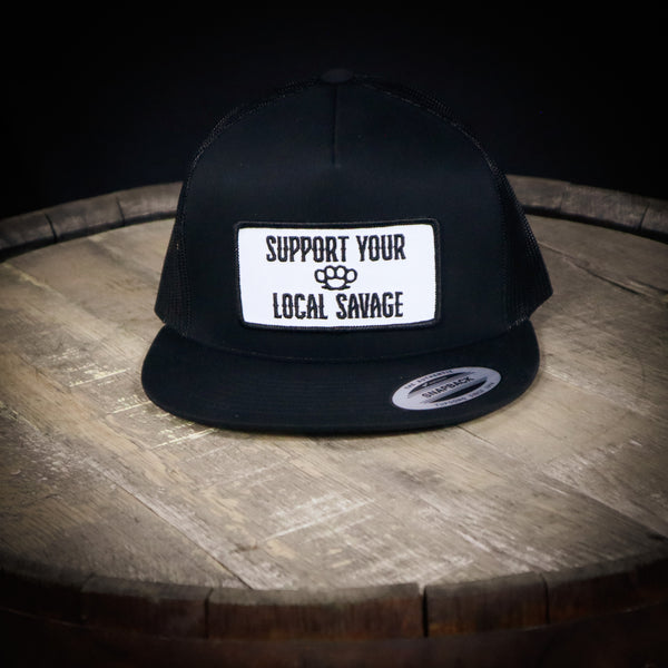 Support Hat- Black snapback