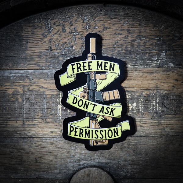 Free Men Sticker
